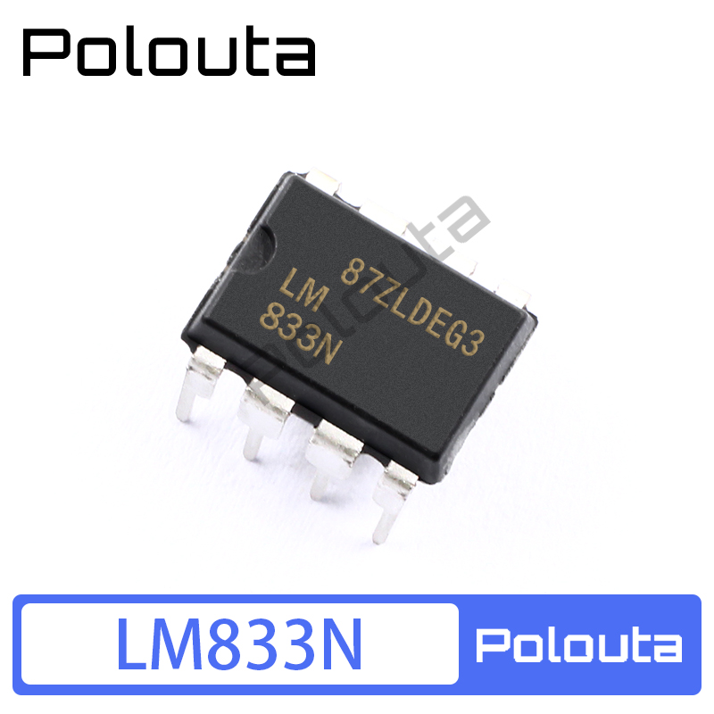 Polouta LM833N LM833 DIP-8直插发烧音频双运放IC芯片-封面