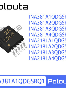INA381A4QDGSRQ1 A1 A2 A3 INA2181A4QDGSRQ1 VSSOP10 芯片