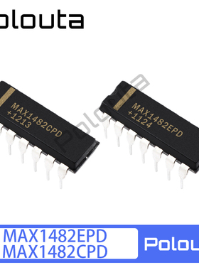 POLOUTA MAX1482CPD MAX1482EPD DIP-14 RS-485收发器芯片