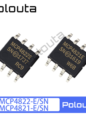 Polouta MCP4822-E/SN MCP4821-E/SN SOIC8 数模转换芯片DAC芯片