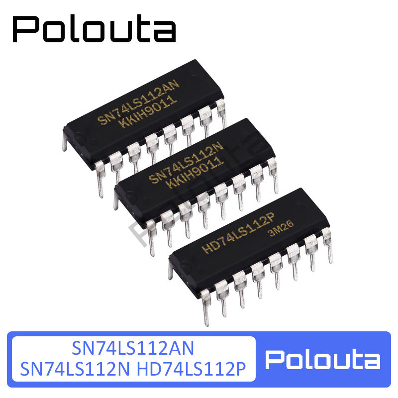 SN74LS112AN SN74LS112N 74LS112直插DIP-16触发器芯片 POLOUTA