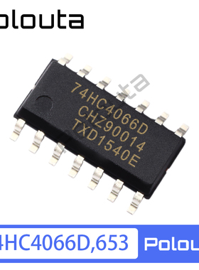 74HC4066D,653 SOIC-14 四路单刀单掷模拟开关芯片 Polouta