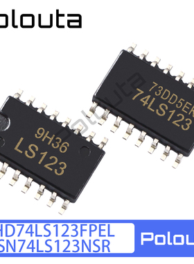 Polouta SN74LS123NSR HD74LS123FPEL SOP16 5.2mm 触发单稳态IC