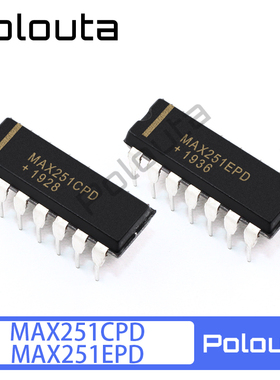 Polouta MAX251CPD MAX251EPD DIP-14 RS-232驱动器/接收器 IC