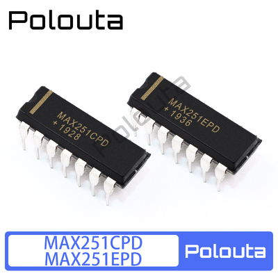 Polouta MAX251CPD MAX251EPD DIP-14 RS-232驱动器/接收器 IC