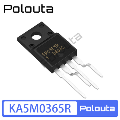polouta 5M0365R KA5M0365R TO-220F 场效应功率管 直脚