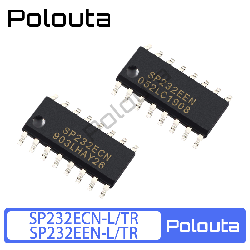 SP232ECN SP232ECN-L/TR SP232EEN RS-232收发器 SOP-16 Polouta
