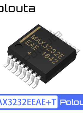 MAX3232EEAE+T MAX3232E SSOP-16 RS232芯片 收发器 Polouta