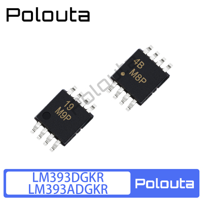LM393DGKR LM393ADGKR MSOP-8 比较器 Polouta