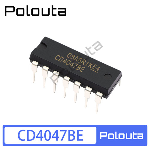 直插 CD4047BE PDIP-14 单稳态/不稳定多谐振荡器芯片 Polouta
