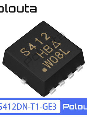 SIS412DN-T1-GE3 丝印S412 QFN8 MOS管场效应管芯片 Polouta