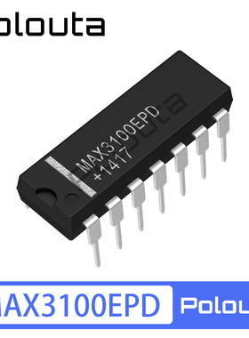 MAX3100EPD MAX3100 DIP-14 接收器/发送器 Polouta