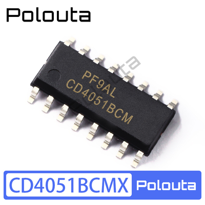 Polouta CD4051BCM CD4051BCMX SOP-16 模拟多路复用器IC芯片