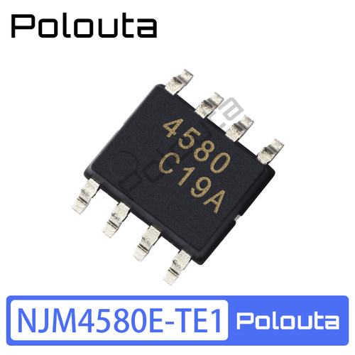 NJM4580E-TE1 JRC4580 SOP-8 JRC低噪声运放IC芯片 Polouta