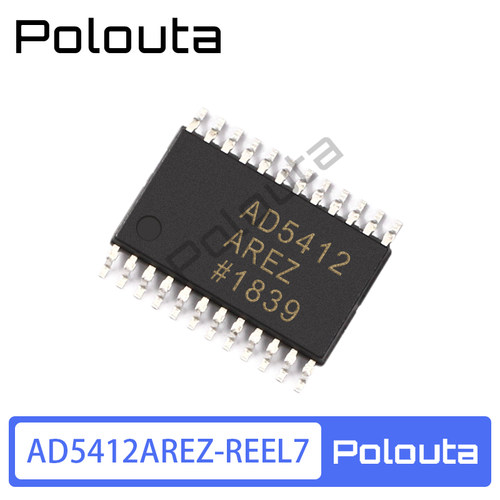 AD5412AREZ-REEL7 TSSOP-24 12位数模转换器(DAC)芯片 Polouta