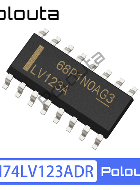 SN74LV123ADR 丝印LV123A SOIC-16 单稳态多谐振荡器 Polouta