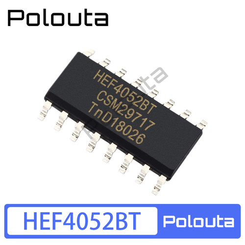 HEF4052BT HEF4052 SOP-16 双路4通道模拟多路复用器芯片 Polouta