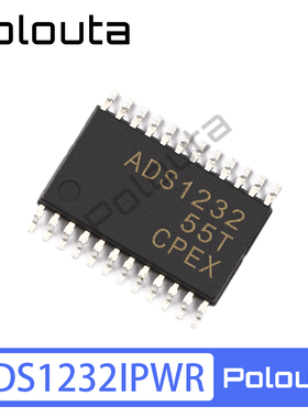 贴片 ADS1232IPWR 模数转换器 24位 80SPS TSSOP-24 Polouta