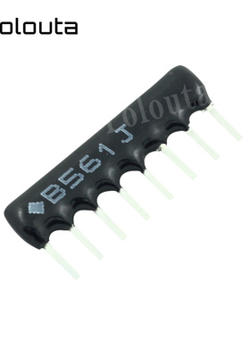 8脚排阻 8P 4.7K 8A-472J 排阻 A08-472JP 脚距2.54mm 10个