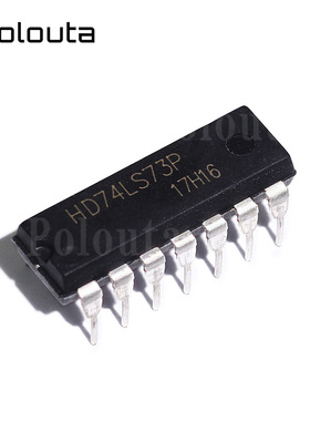 HD74LS73P HD74LS73AP 74LS73 逻辑-触发器芯片直插DIP14 POLOUTA