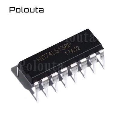 HD74LS138P 74LS138 解码器/多路分解器 直插DIP16 POLOUTA