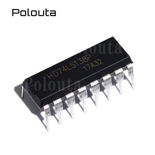 HD74LS138P 74LS138 解码器/多路分解器 直插DIP16 POLOUTA
