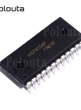 HD74154P 74154 DIP-24 4线到16线解码器/解复用器芯片 直插宽体