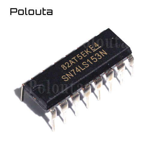 SN74LS153N 74LS153 双4选1数据选择器芯片 直插DIP16 POLOUTA