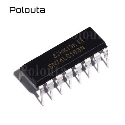 SN74LS163N 74LS163 四位二进制同步清除计数器直插DIP16 POLOUTA