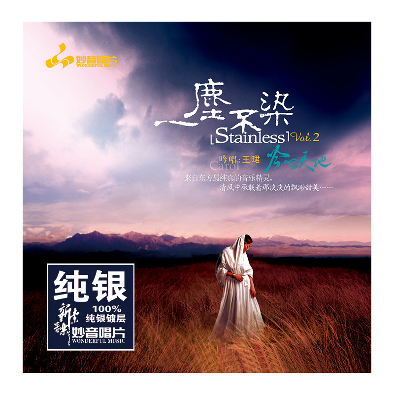 正版发烧碟 王珺 一尘不染2 吟唱天地 纯银CD HIFI无损车载cd碟片