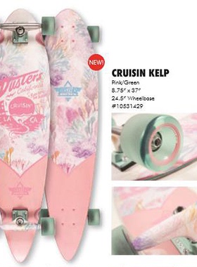 收藏级美国Dusters长板公路滑板大鱼板速降刷街代步-SCC滑板店