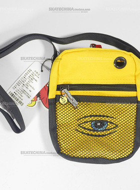 美国toy machine户外单肩带挎包单眼黄/蓝色潮流背包另Bumbag-SCC