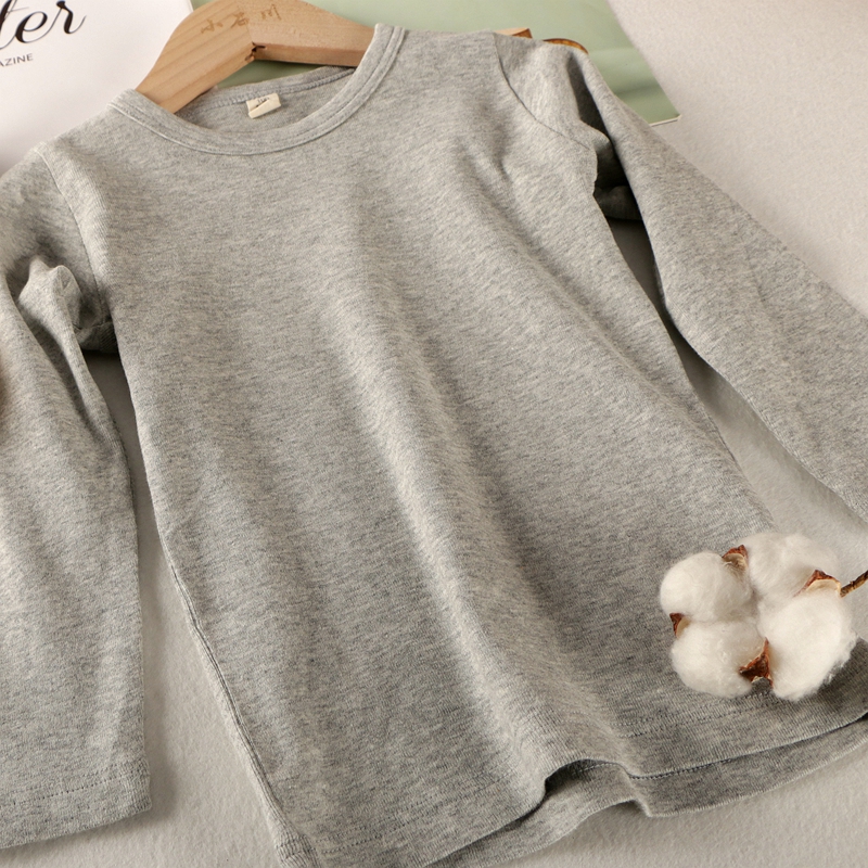 圆领日系长袖弹力打底衫