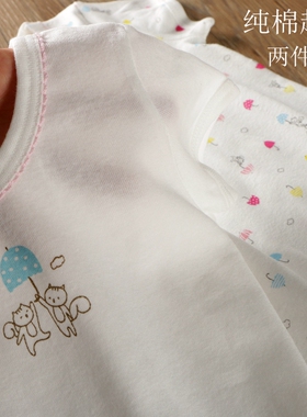 包邮两件装小女孩儿童宝宝上衣夏季新品纯棉轻薄柔软亲肤短袖T恤