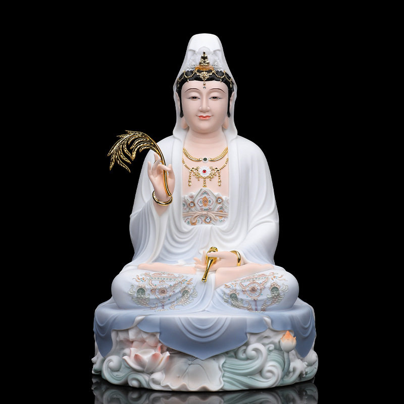 像摆件南海菩萨像居家娑婆三圣四圣新款释迦牟尼像