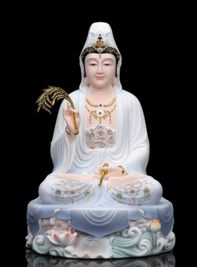 像摆件南海菩萨像居家娑婆三圣四圣新款释迦牟尼像