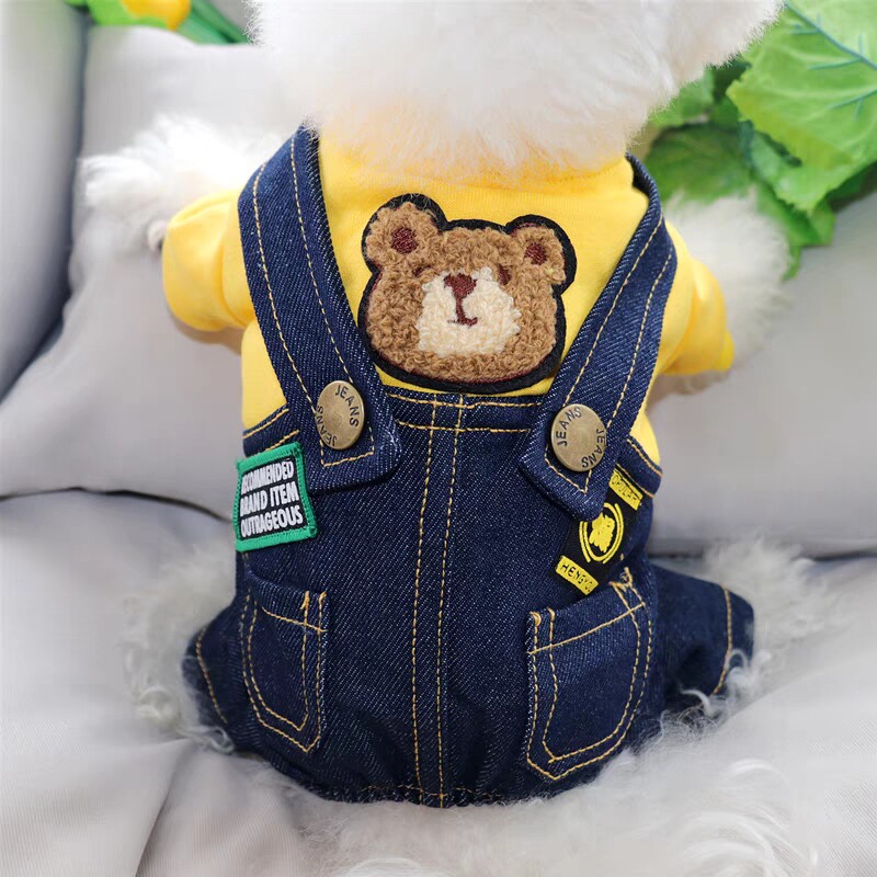 小狗狗四脚衣服秋冬季泰迪比熊博狗宠物服装/雨衣