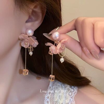 小众设计精致气质甜美耳饰