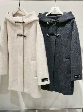 韩代CC COLLECT2025冬新休闲外套专柜购连帽保暖百搭宽松中长外套