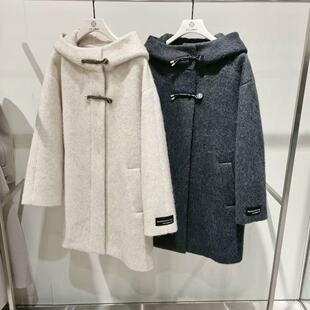 韩代CC COLLECT2025冬新休闲外套专柜购连帽保暖百搭宽松中长外套