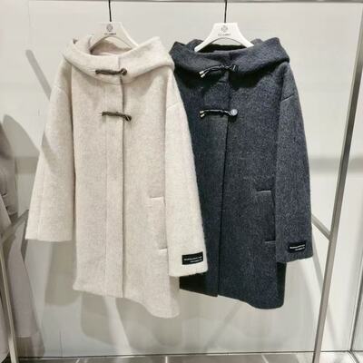 韩代CC COLLECT2025冬新休闲外套专柜购连帽保暖百搭宽松中长外套