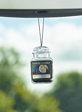 美国yankee扬杨基汽车香薰固体吊瓶自悬挂挥发散香车卡carjar挂件