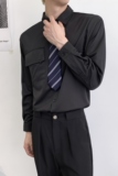 714A-D3060P48送领饰控69/2025秋季学院风宽松潮流衬衫工作服团体，男装衬衫，星座714A（原电商C314）