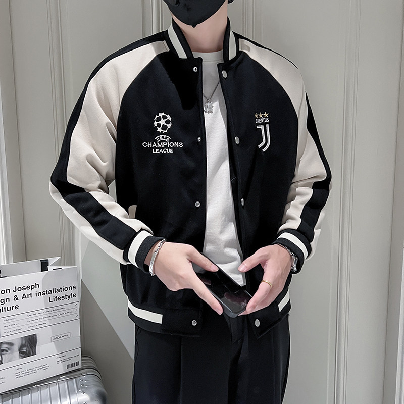 714A-W807P75控105/2025社会小伙青少年学生运动休闲棒球服夹克潮,男装夹克,星座714A（原电商C314）