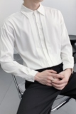 714A-D3040P48控69/2025春季宽松日系潮流工作服衬衫发型师餐厅，男装衬衫，星座714A（原电商C314）