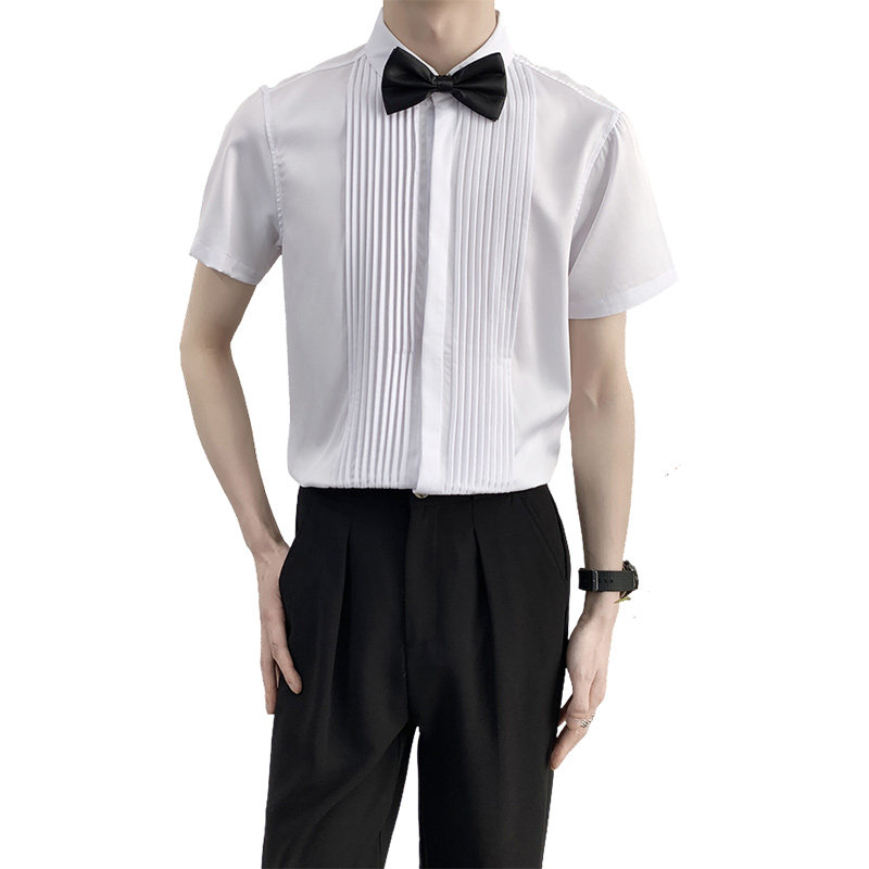 714A-9340P40控59/2025夏季新款男女同款工作服衬衫法式礼服演出,男装衬衫,星座714A（原电商C314）