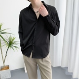 714A-9430P35控55控55/2025韩春宽松休闲微阔长袖衬衫型男轻奢装，男装衬衫，星座714A（原电商C314）