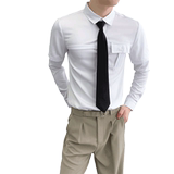 714A-D612P45控69/2025春季男士修身工装多口袋衬衫ktv少爷制服，男装衬衫，星座714A（原电商C314）