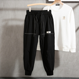 714A-K88110P55/2025春季新品男士休闲小脚哈伦束脚裤明线装饰，男装休闲裤，星座714A（原电商C314）