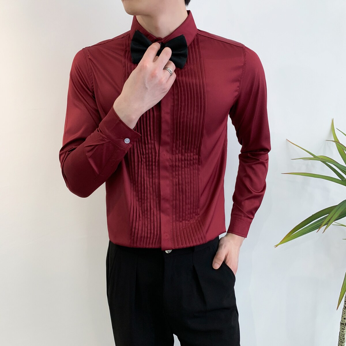 714A-9207P45控69/2025春季新款礼服衬衫ktv发型师衬衣法式礼服,男装衬衫,星座714A（原电商C314）
